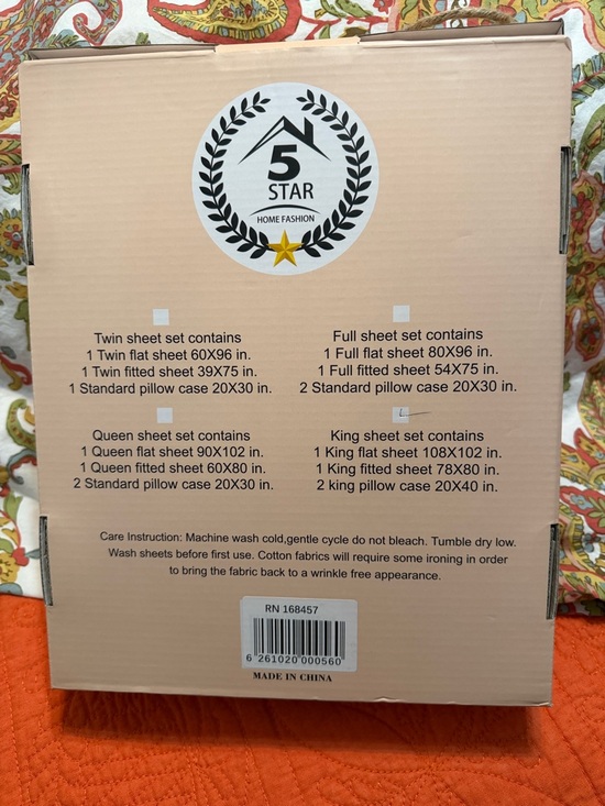 King Sheet Set - Cream King 4-Piece - Picture 4 of 4